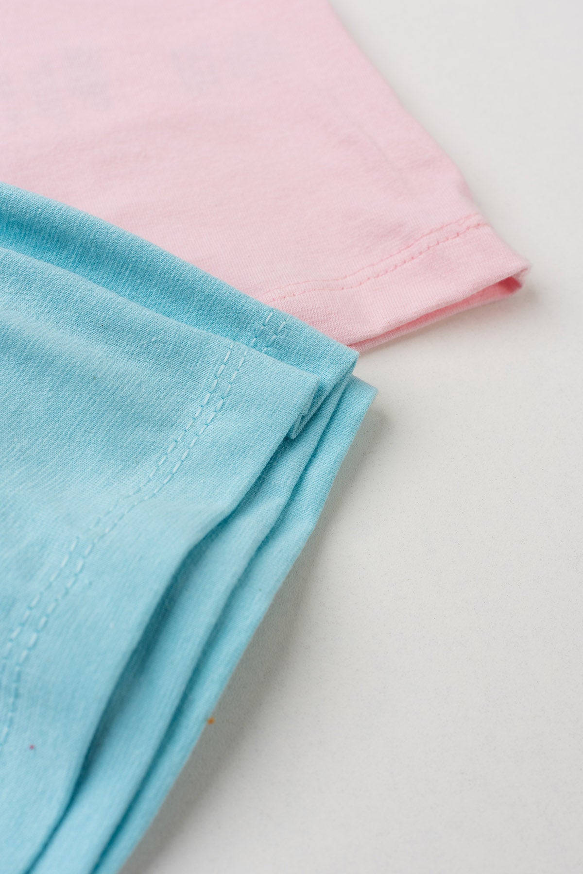 Conjunto de Verão para Menina Arco-Íris da Tartaruguinha Rosa