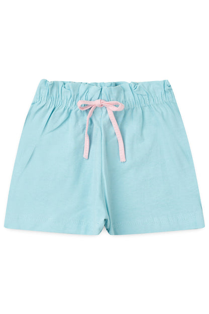 Conjunto de Verão para Menina Arco-Íris da Tartaruguinha Rosa
