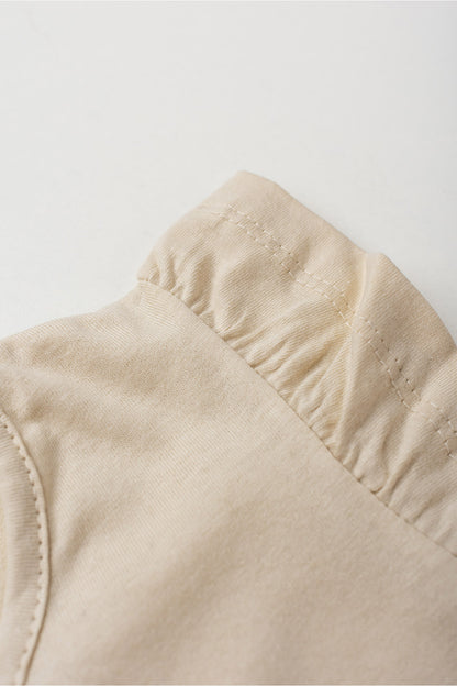 Conjunto de Verão para Menina Borboleta Encanto Bege