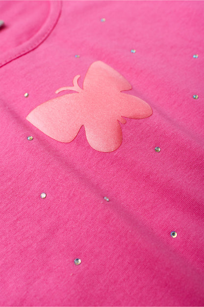 Conjunto de Verão para Menina Borboleta Encanto Pink