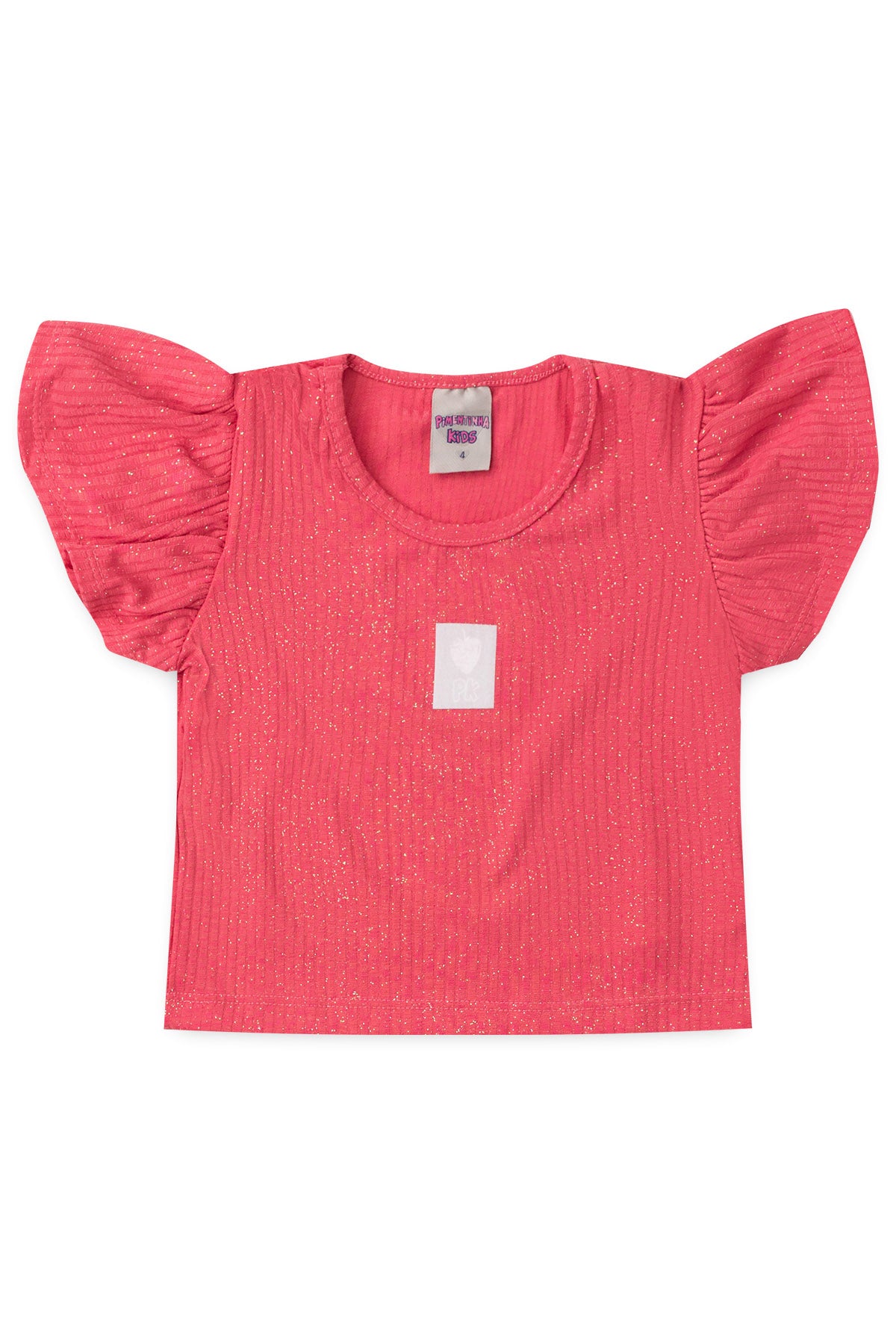Conjunto de Verão para Menina Brilho Delicado Pink