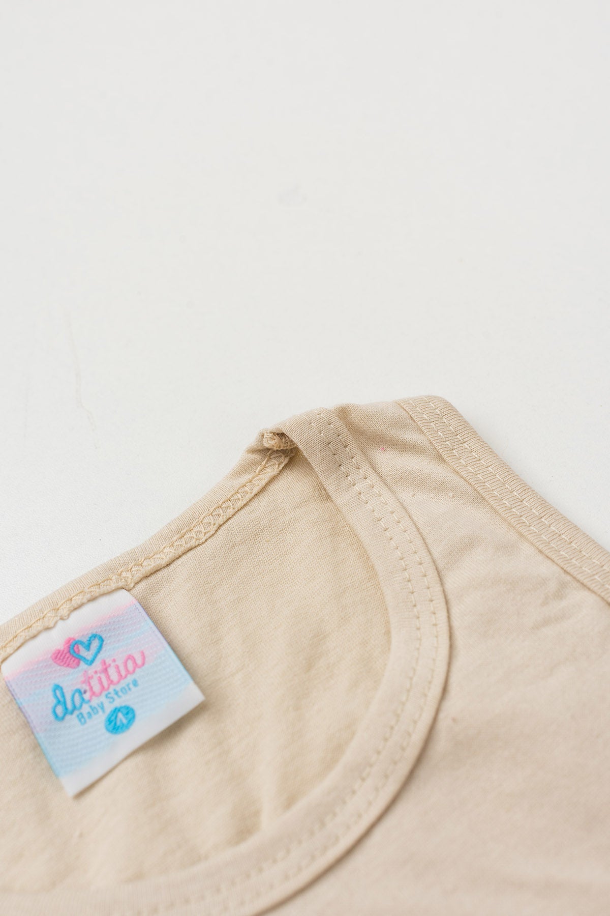 Conjunto de Verão para Menina Doce Amor Bege