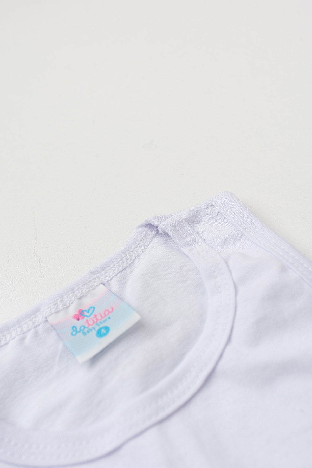 Conjunto de Verão para Menina Doce Amor Branco
