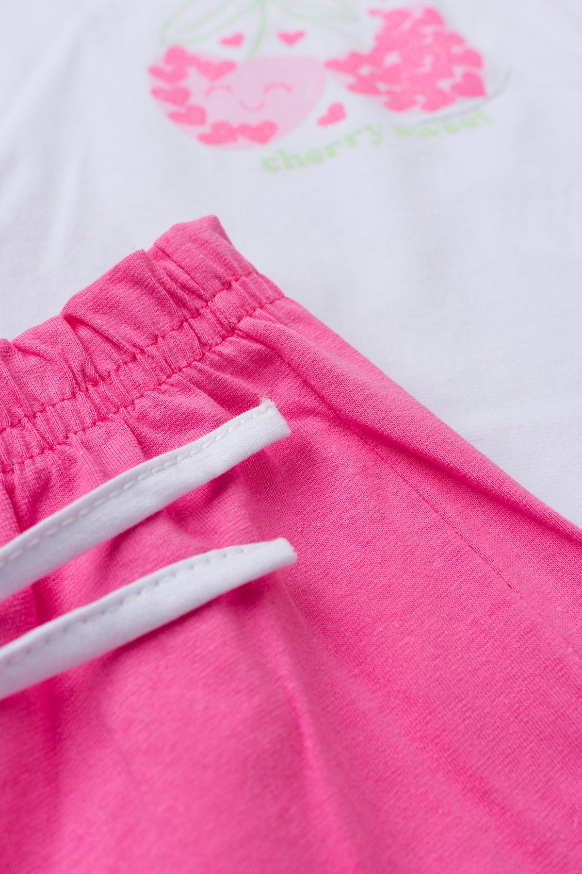 Conjunto de Verão para Menina Doce Refresco Branco