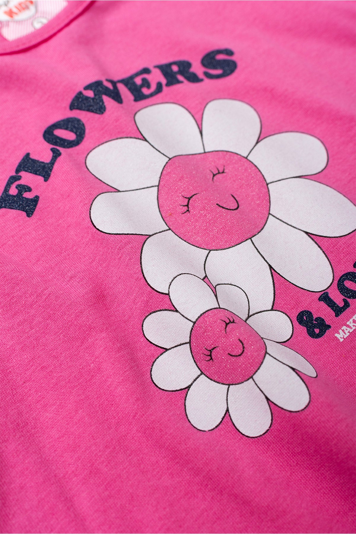 Conjunto de Verão para Menina Flores do Amor Pink