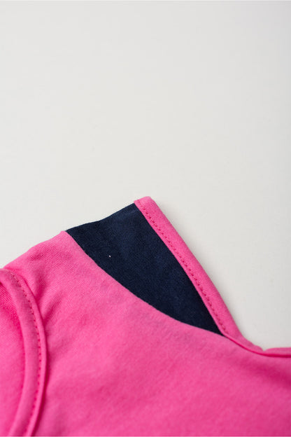 Conjunto de Verão para Menina Flores do Amor Pink