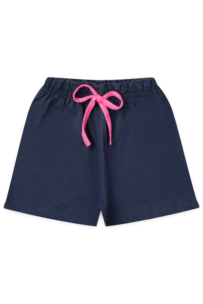 Conjunto de Verão para Menina Flores do Amor Pink