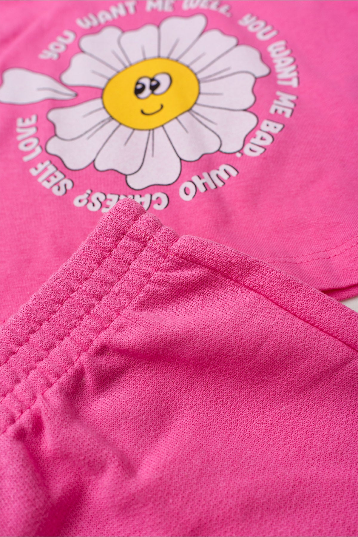 Conjunto de Verão para Menina Florescer Pink