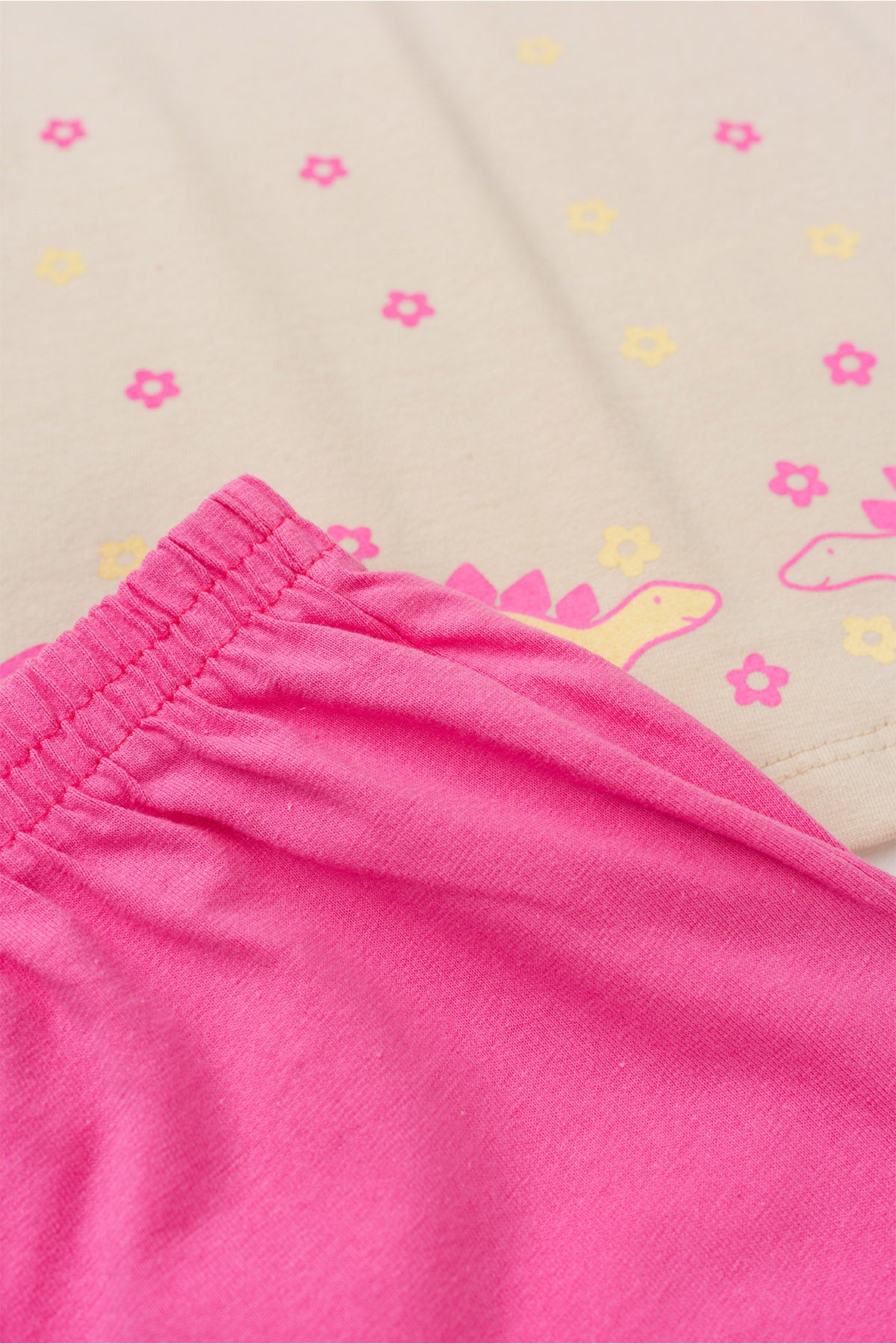 Conjunto de Verão para Menina Jardim Encantado Bege