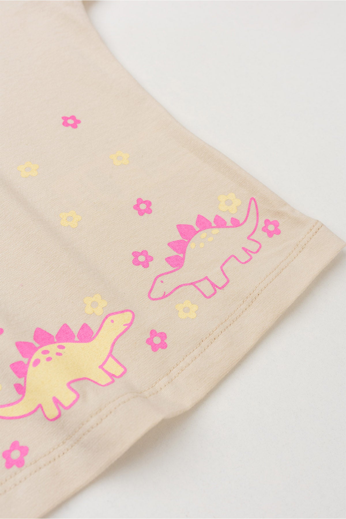Conjunto de Verão para Menina Jardim Encantado Bege