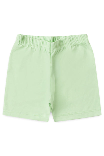 Conjunto de Verão para Menina Jardim em Flor Bege