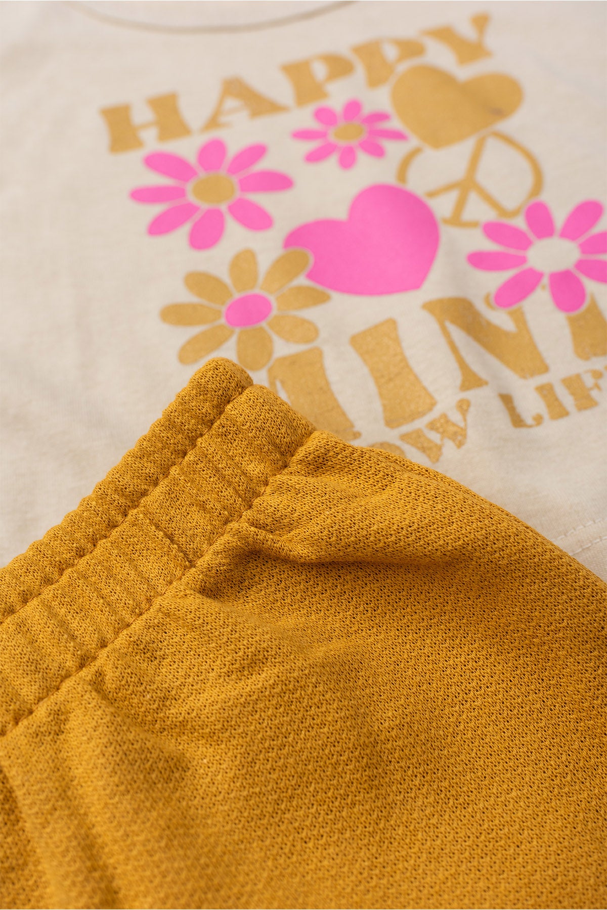 Conjunto de Verão para Menina Mente Feliz Bege