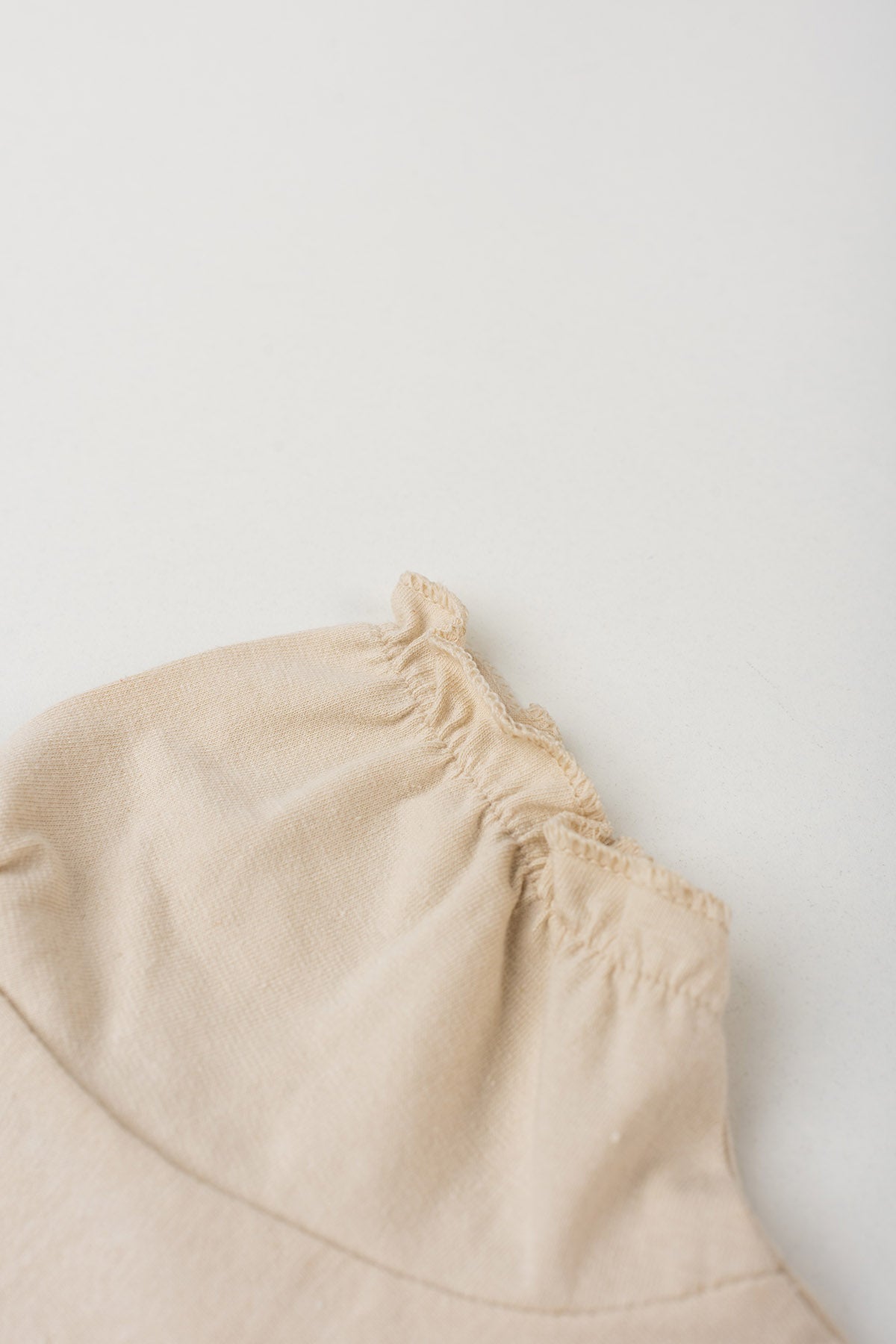 Conjunto de Verão para Menina Moranguinho Doce Bege