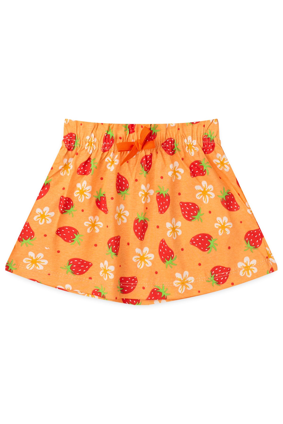 Conjunto de Verão para Menina Moranguinho Doce Bege