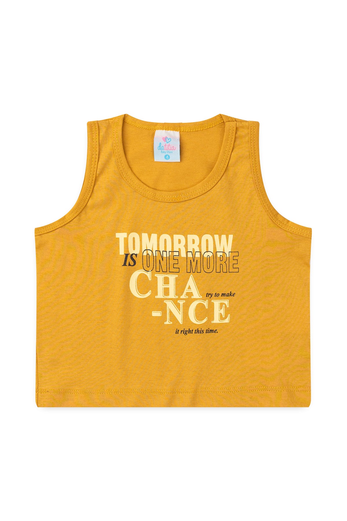 Conjunto de Verão para Menina Novas Chances Amarelo