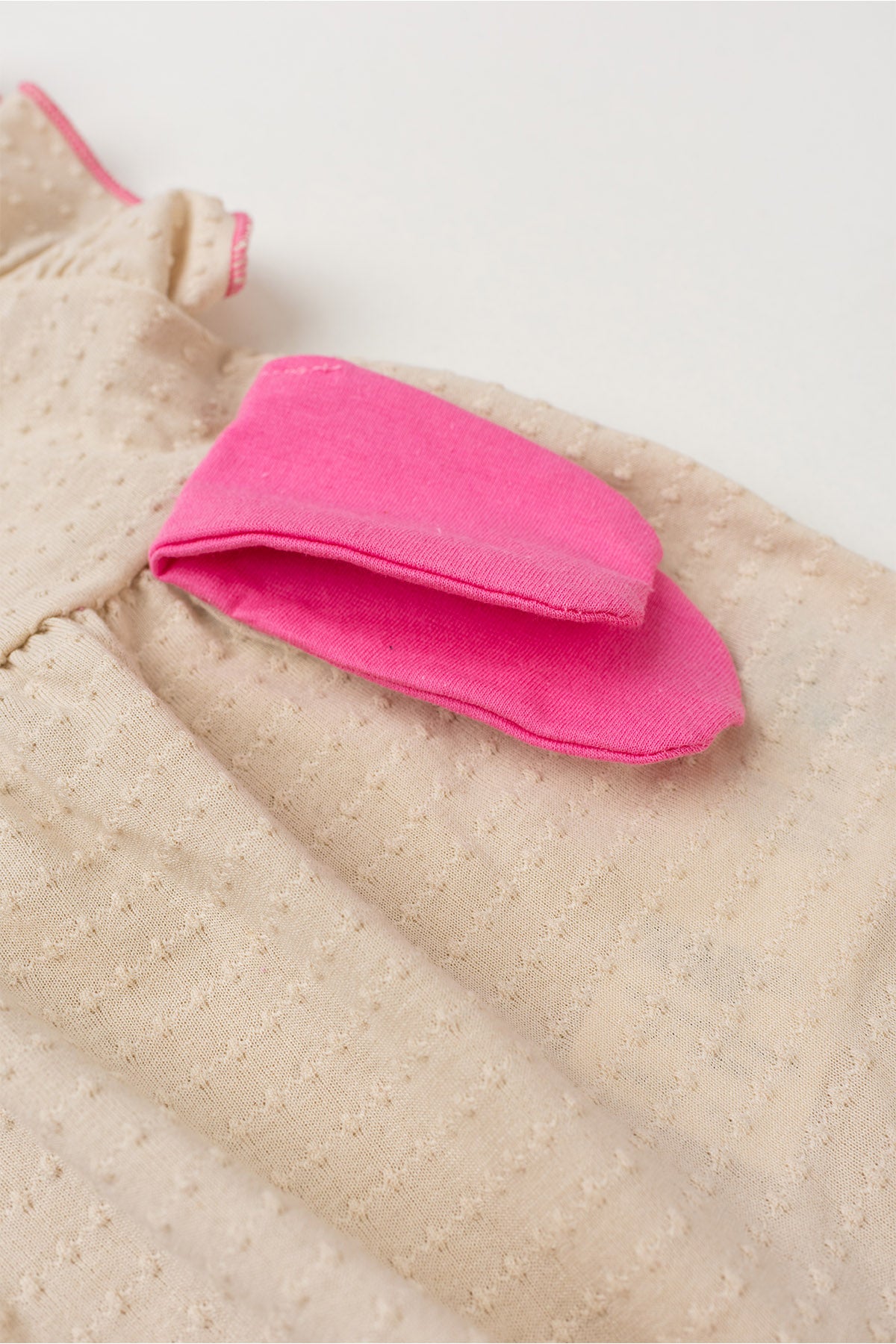 Conjunto de Verão para Menina Poá Encantado Bege