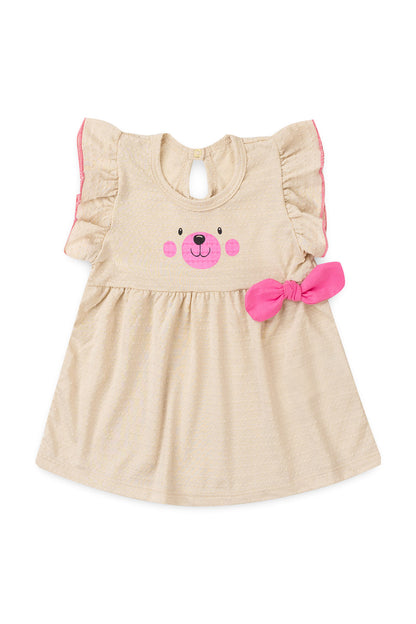 Conjunto de Verão para Menina Poá Encantado Bege