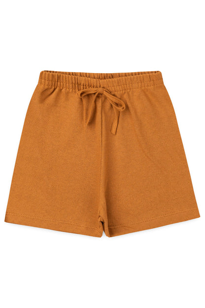 Conjunto de Verão para Menina Praia Califórnia Bege