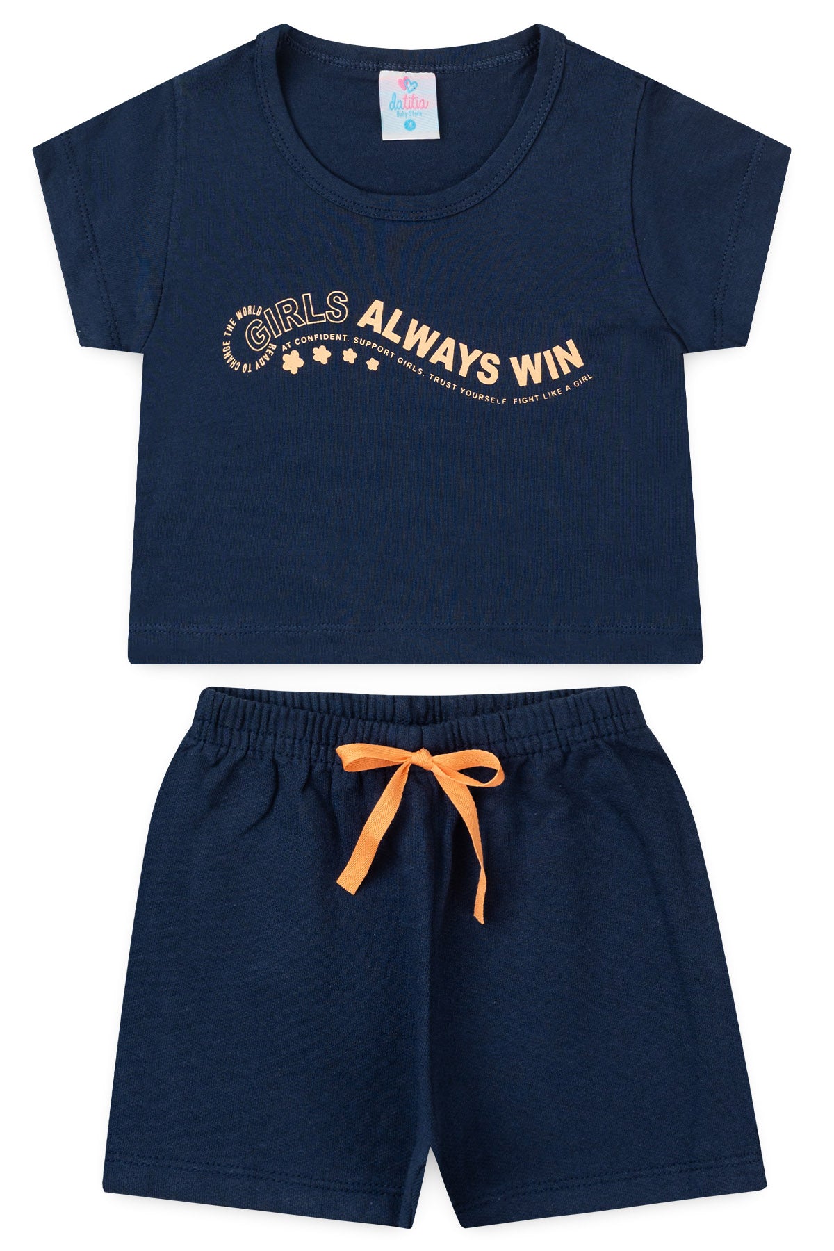 Conjunto de Verão para Menina Sempre Vencedora Marinho