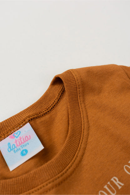 Conjunto de Verão para Menina Summer Style Caramelo
