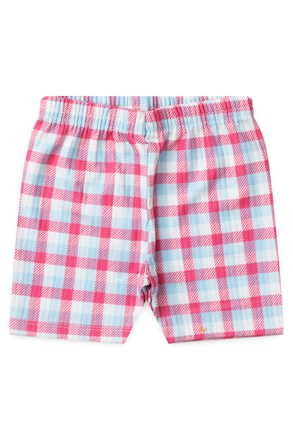 Conjunto de Verão para Menina Ursinha Carinho Rosa