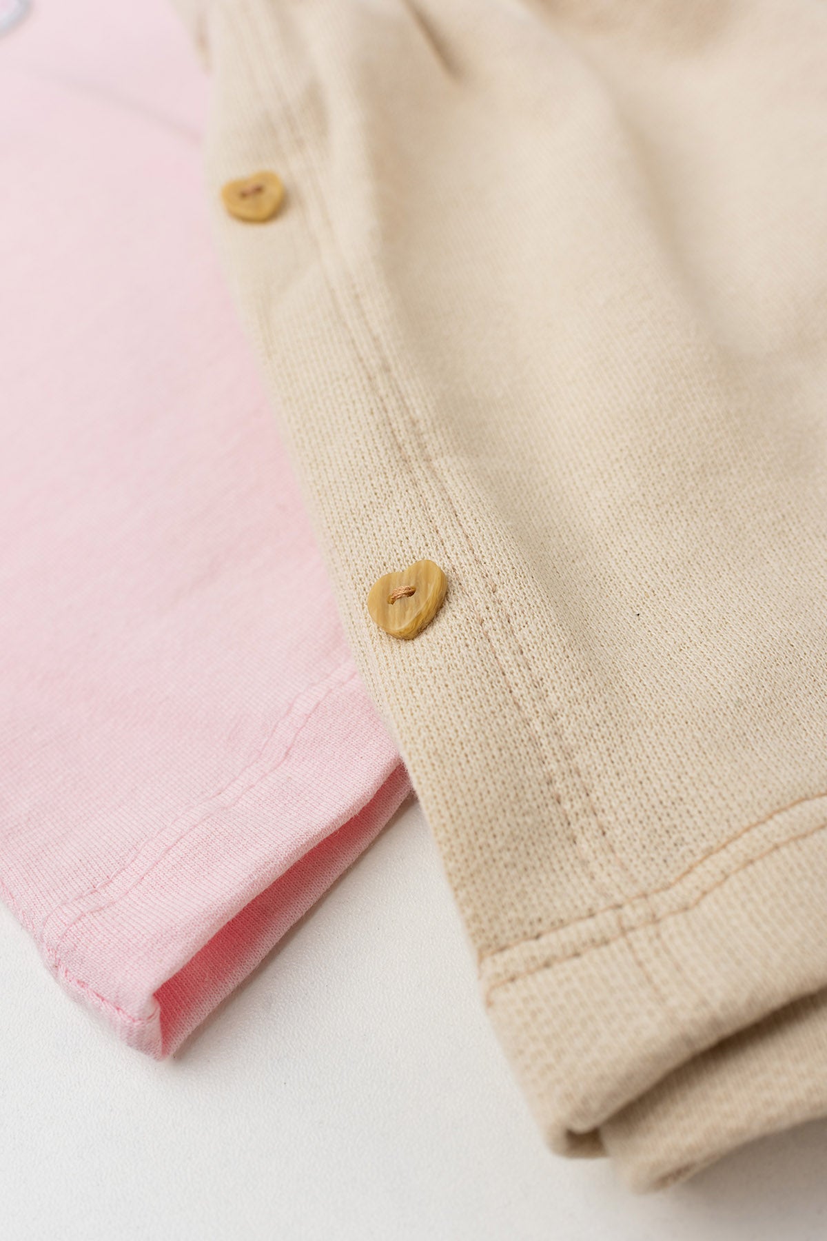 Conjunto de Verão para Menina Ursinha Delicada Rosa