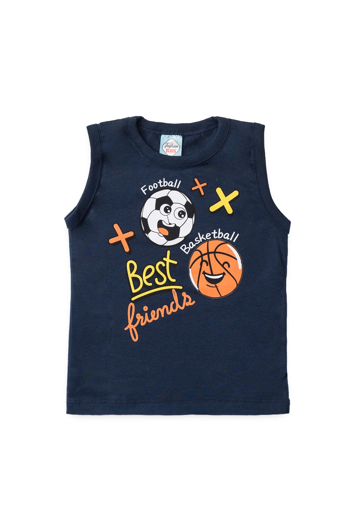 Conjunto de Verão para Menino Amigos do Esporte Marinho