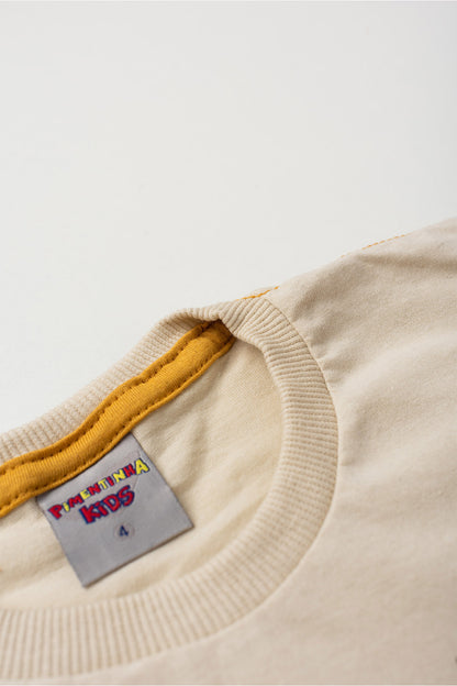Conjunto de Verão para Menino Aventura nas Ondas Bege