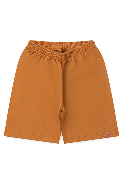 Conjunto de Verão para Menino Boas Vibrações Mostarda