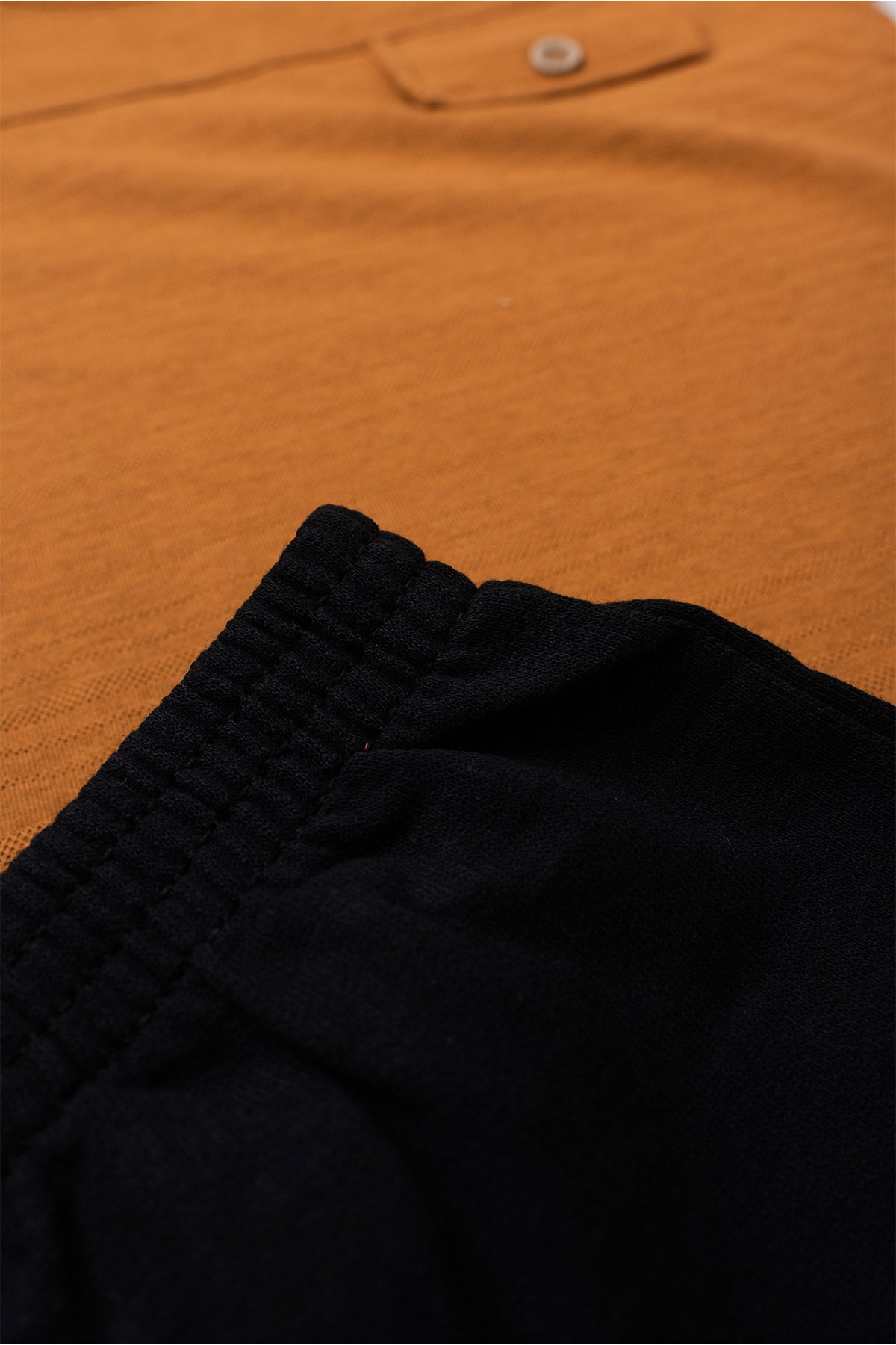 Conjunto de Verão para Menino Casual Caramelo