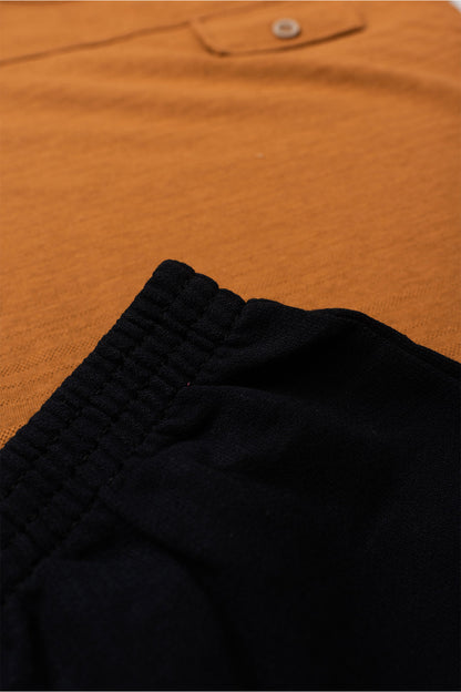 Conjunto de Verão para Menino Casual Caramelo