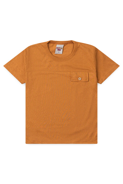 Conjunto de Verão para Menino Casual Caramelo
