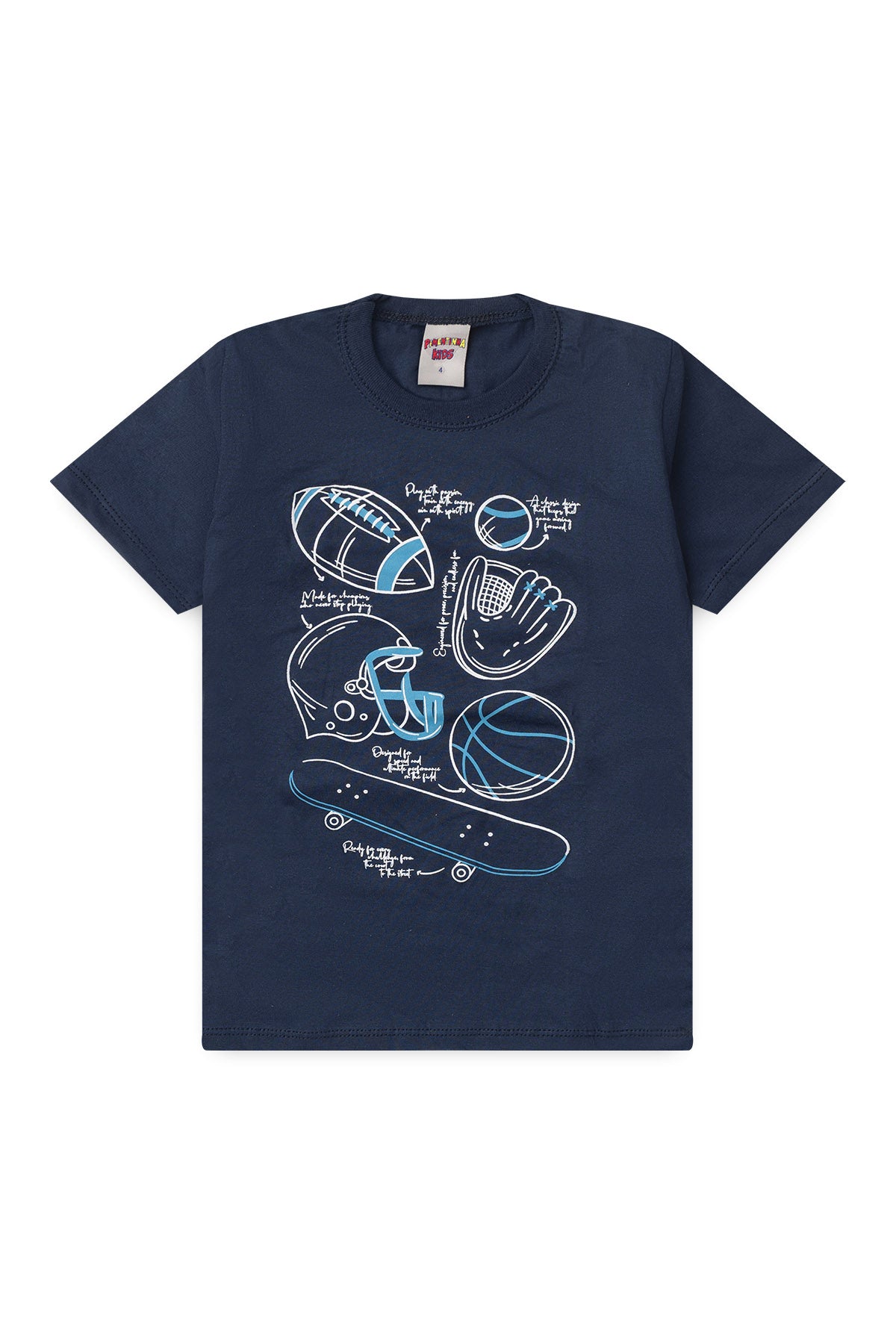Conjunto de Verão para Menino Esporte em Ação Marinho