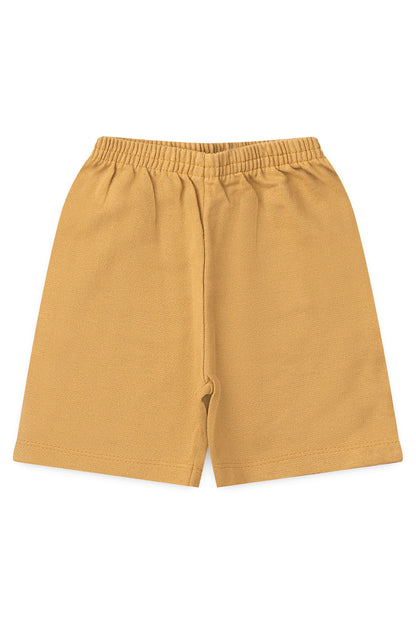 Conjunto de Verão para Menino Girafinha Bege