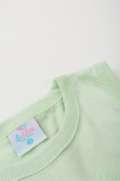 Conjunto de Verão para Menino Girafinha Curiosa Verde