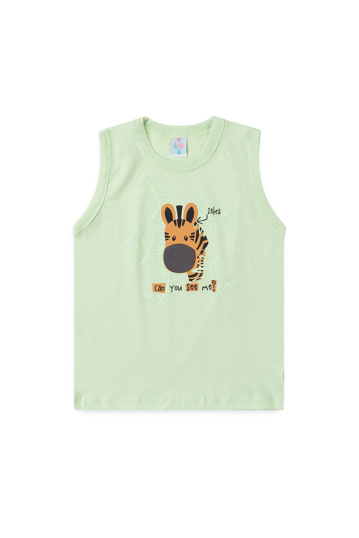 Conjunto de Verão para Menino Girafinha Curiosa Verde