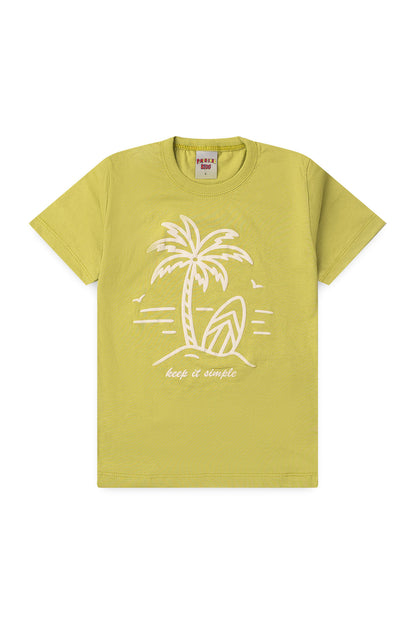 Conjunto de Verão para Menino Ilha Tropical Verde