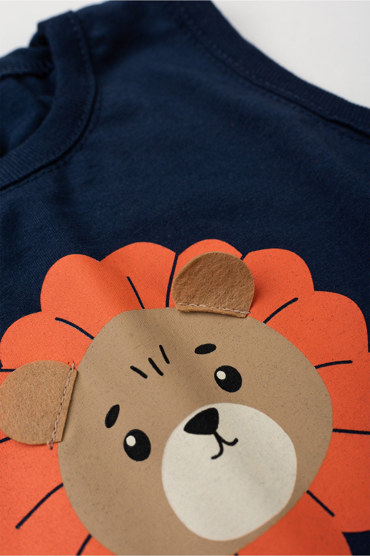 Conjunto de Verão para Menino Leãozinho Marinho