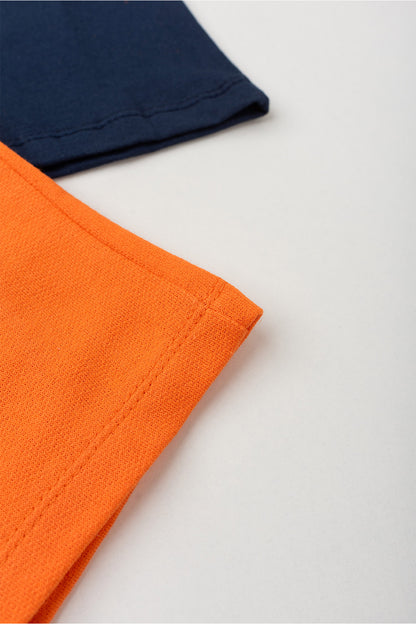 Conjunto de Verão para Menino Leãozinho Marinho