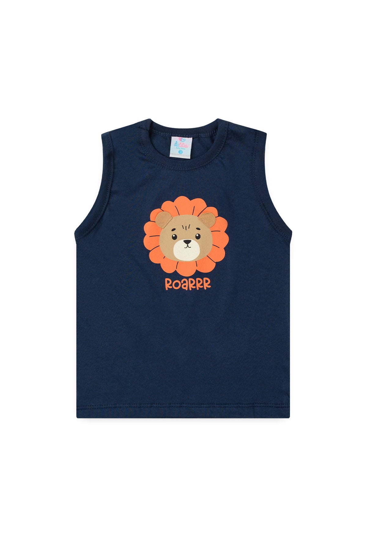 Conjunto de Verão para Menino Leãozinho Marinho