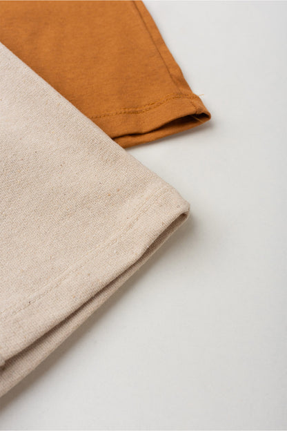 Conjunto de Verão para Menino Paraíso Tropical Caramelo