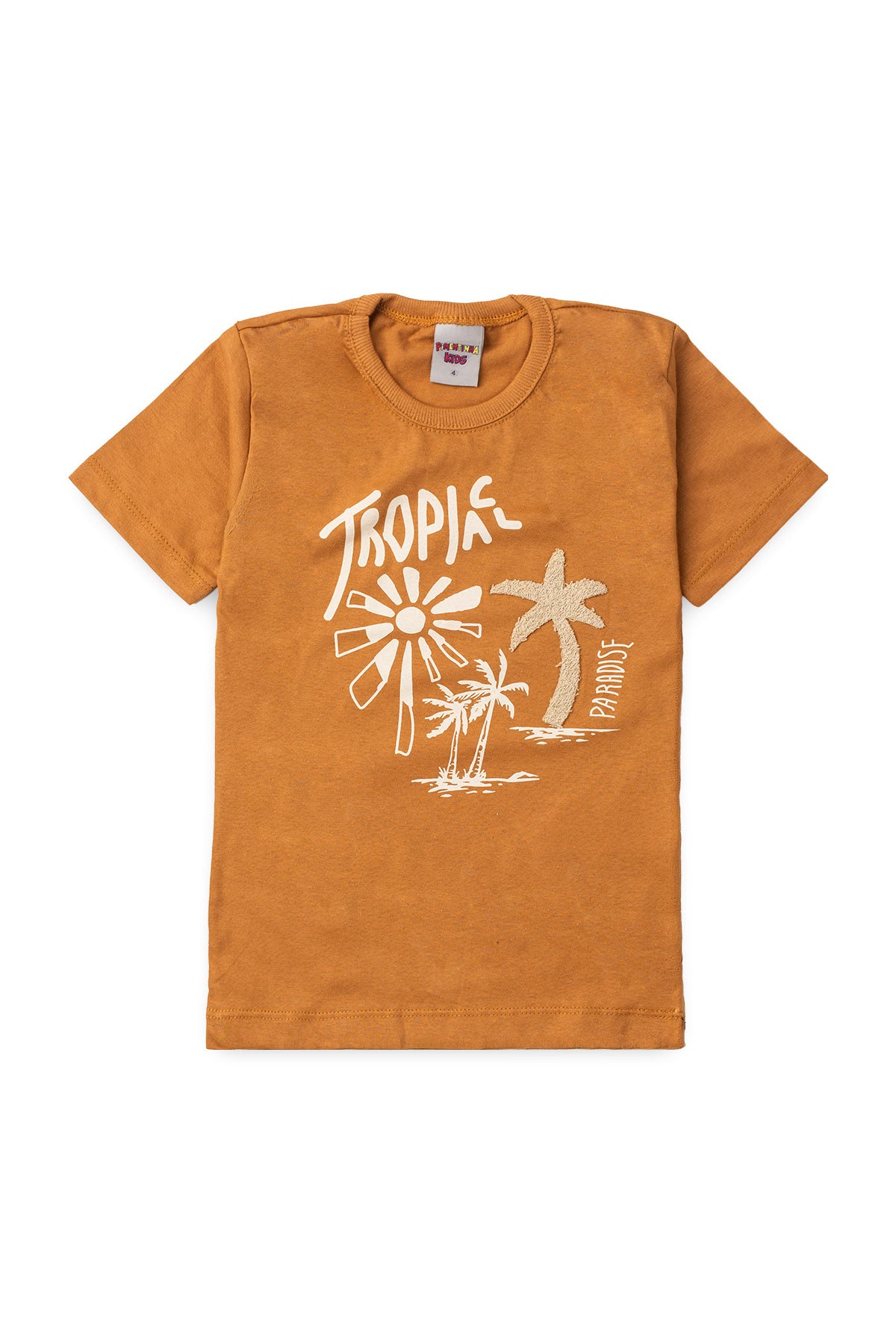 Conjunto de Verão para Menino Paraíso Tropical Caramelo