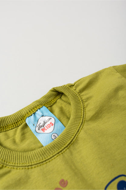 Conjunto de Verão para Menino Paraíso Tropical Verde