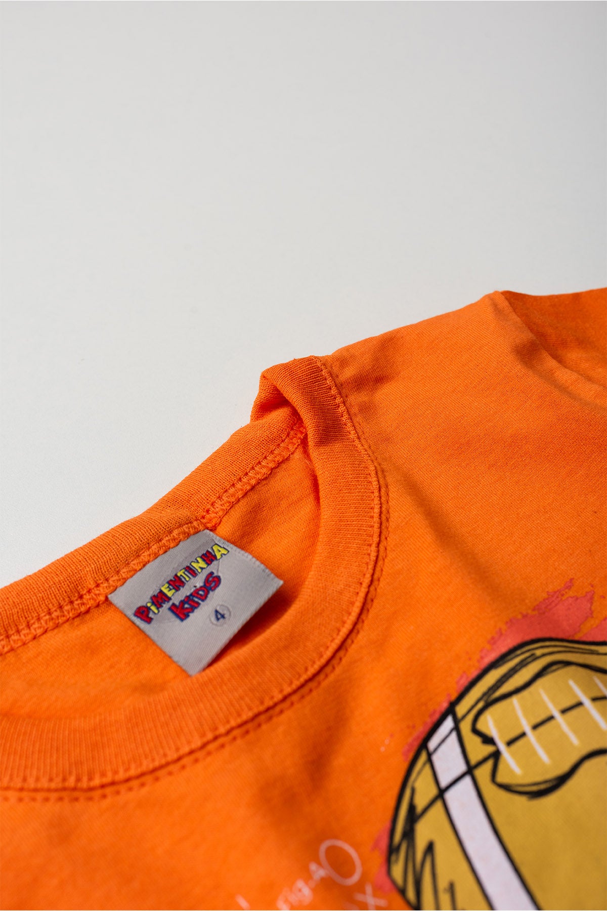 Conjunto de Verão para Menino Pequeno Atleta Laranja