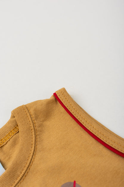 Conjunto de Verão para Menino Pequeno Capitão Caqui