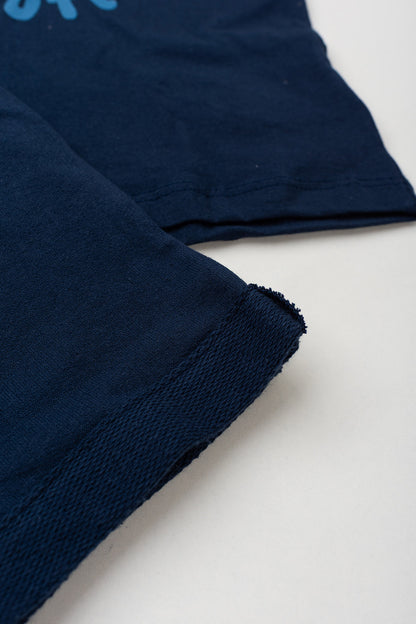 Conjunto de Verão para Menino Pequeno Capitão Marinho