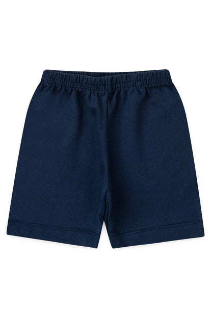 Conjunto de Verão para Menino Pequeno Capitão Marinho