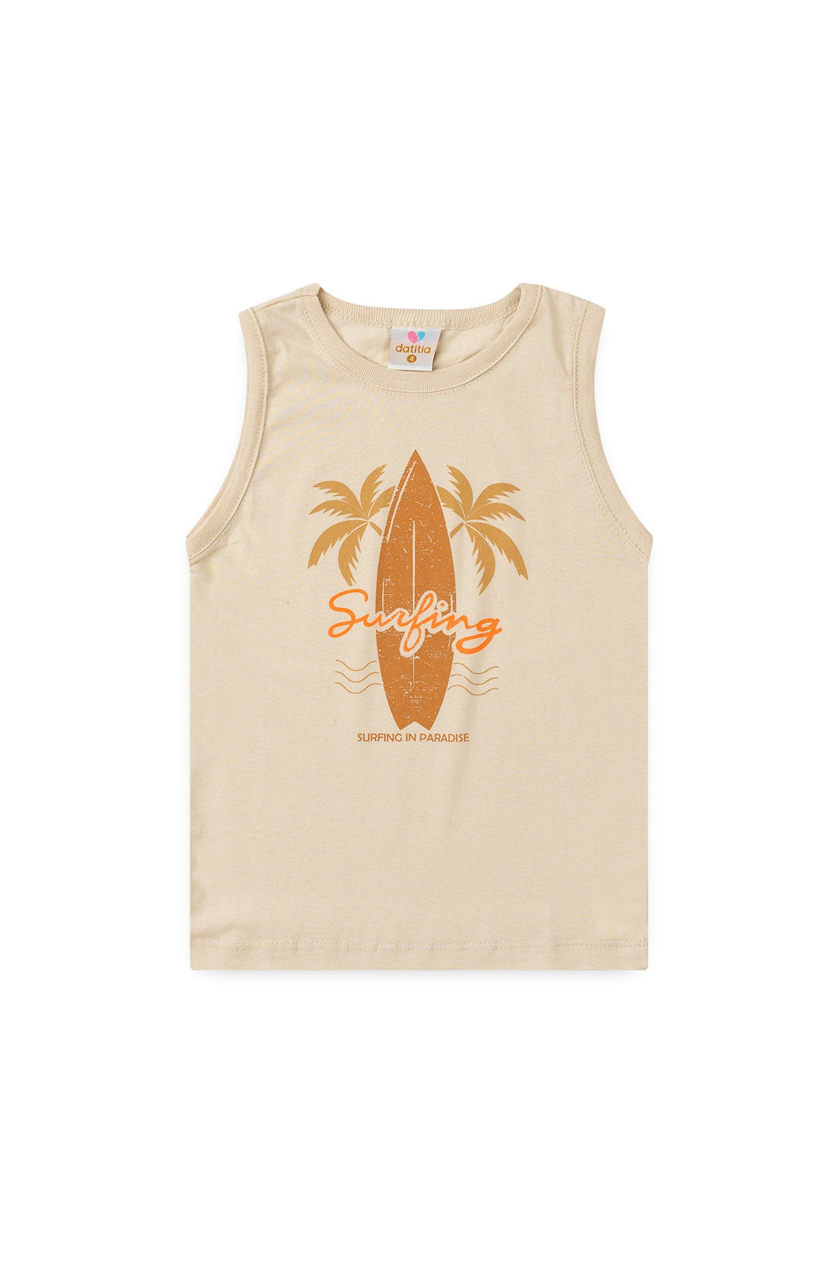 Conjunto de Verão para Menino Prancha Radical Bege