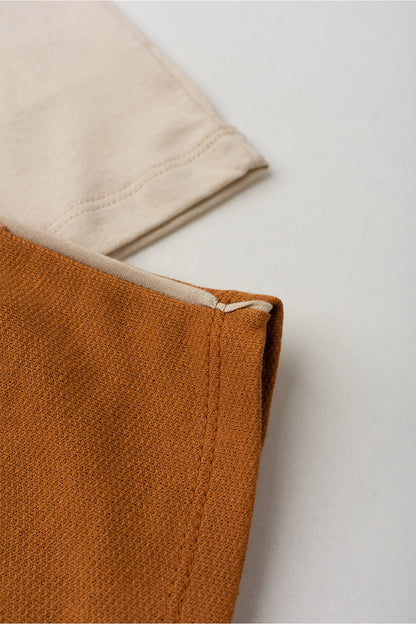 Conjunto de Verão para Menino Relax Bege