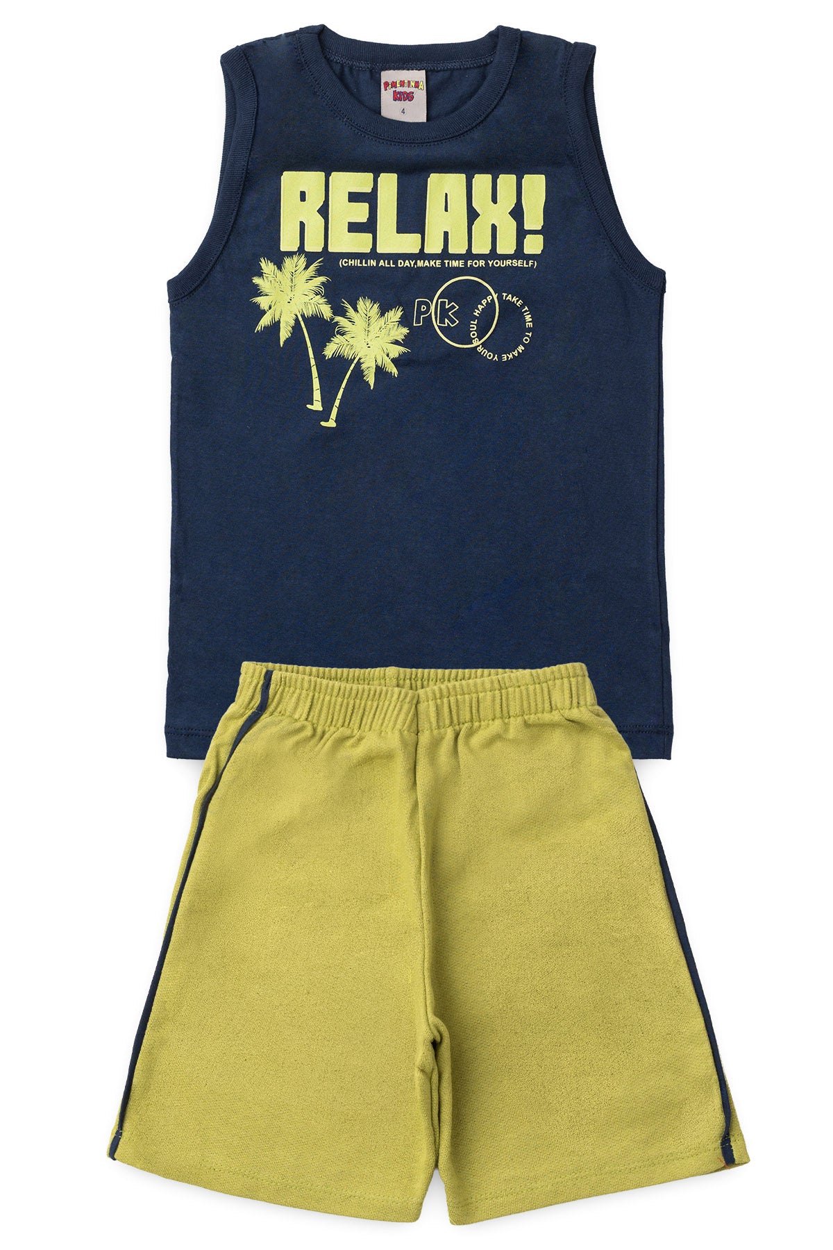 Conjunto de Verão para Menino Relax Marinho